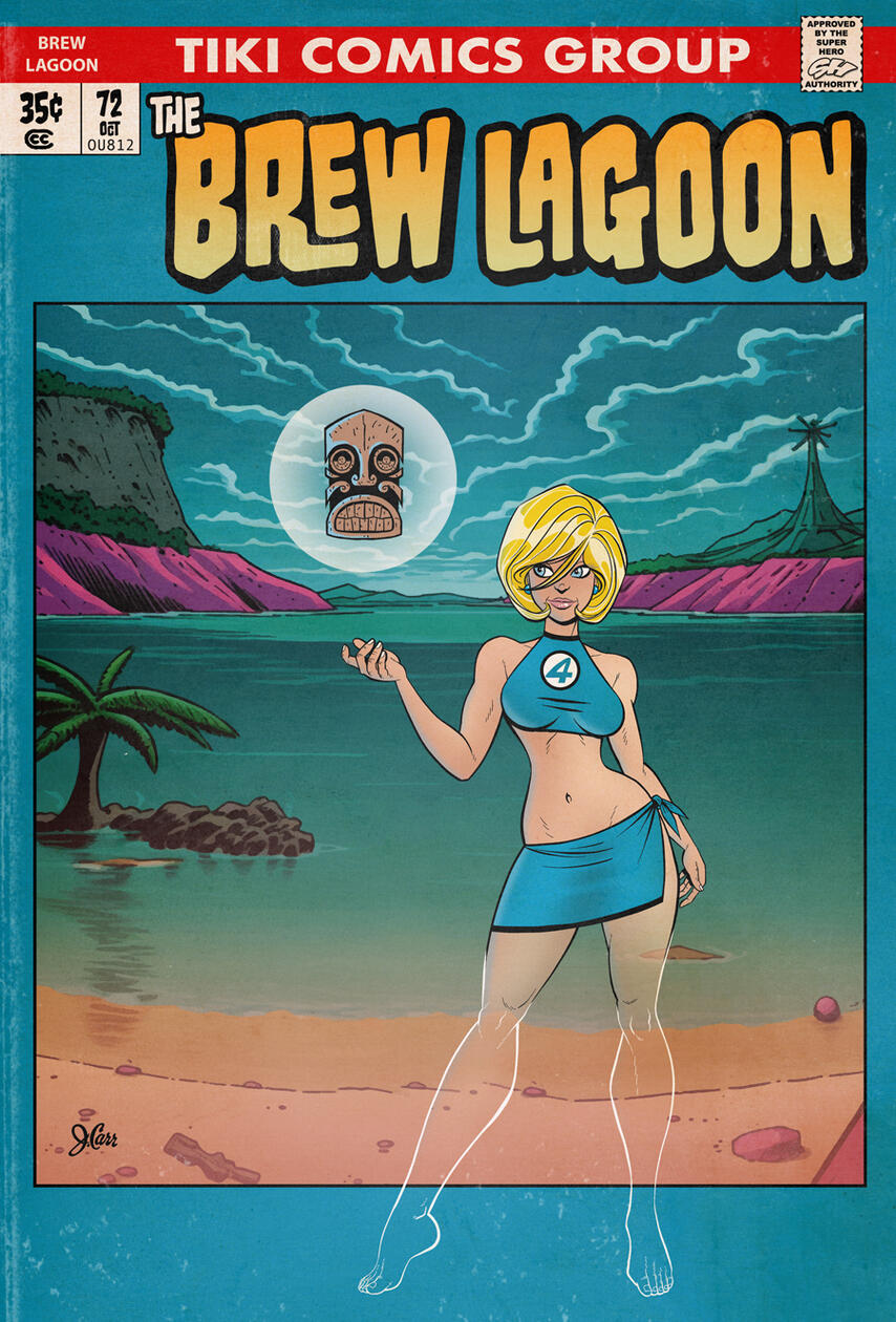 Sue Storm Richards is the Invisible Tiki Girl